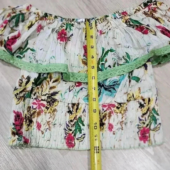 NWT Kitsch & Pop Barok Paris Women's Floral Crop Top & Skirt Multicolor Small - Picture 3 of 14